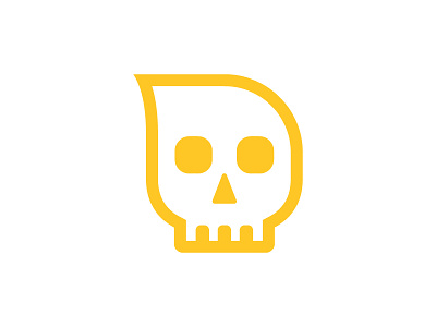 Skull Mark blurb brand branding icon logo mark skull