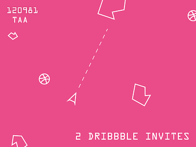 2 Invites Available draft dribbble invitation invite