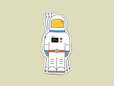 Stronaut Sticker astronaut space spaceman sticker