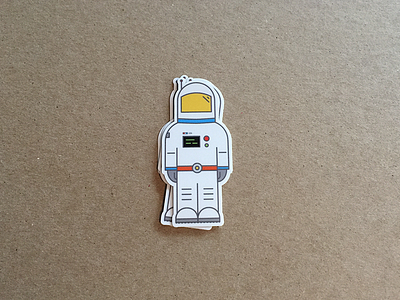 Stronaut Sticker IRL astronaut sticker stickermule