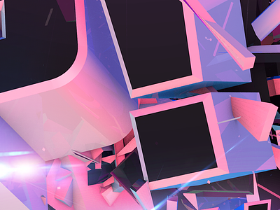 Chaos rendering chaos glow party pink poster reflection render