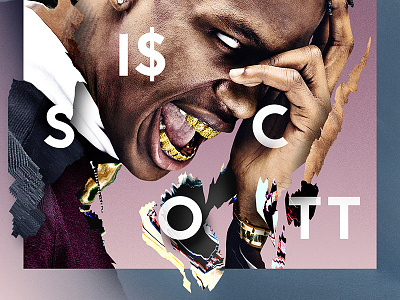 ALREADY LEGENDARY | TRAVI$ SCOTT abstract artist photoshop poster rap travis scott typography