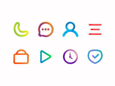 Bright UI Icons icons