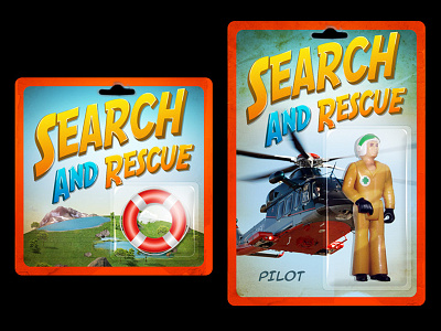 Search and Rescue 2 art direction identity photoshop