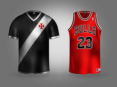 Vasco and Bulls... brazil bulls camisa chicago de icon janeiro jersey nba photoshop rio vasco