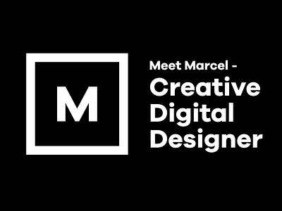 Meet Marcel - Self Identity - Update brand designer identity logo typography