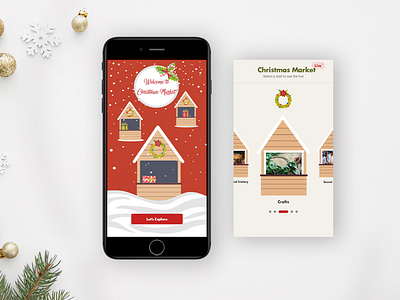 Christmas Market Live * App UX/UI Design