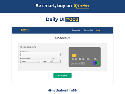 Credit card Checkout -  DailyUI #002