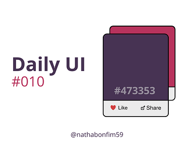Daily Ui #010 - Social share