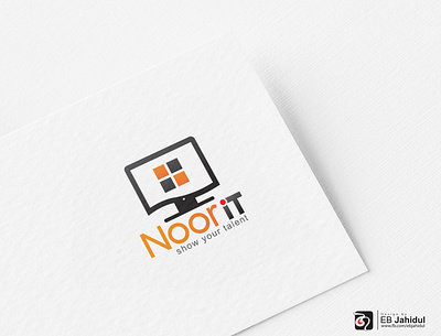 Logo Design_NoorIT bangla logo bangladesh branding design designer font logo illustration illustrator it company logo logodesign typography