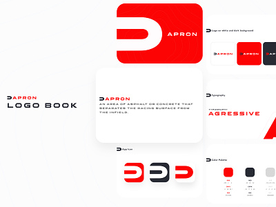 Apron Logo Design app apron branding design f1 identity logo motogp motorsport news typography ui