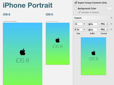 iOS 8 Launch Screen Template for Sketch freebie github ios ios8 iphone6 iphone6p launch screen launch screen sketch template