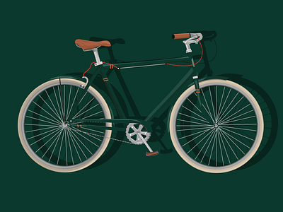 Hipster fixie bike