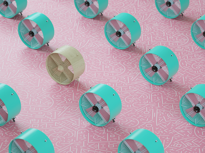 Fan Pattern by Viktoria Karnauhova on Dribbble
