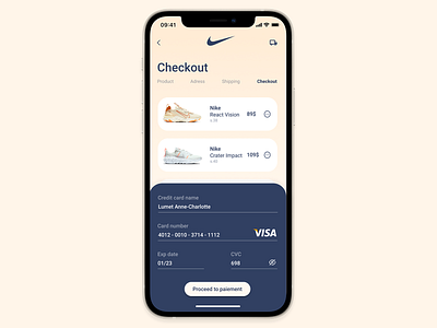 Credit Card Checkout app checkout creditcard figma ui