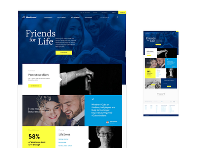 MassMutual Homepage Design