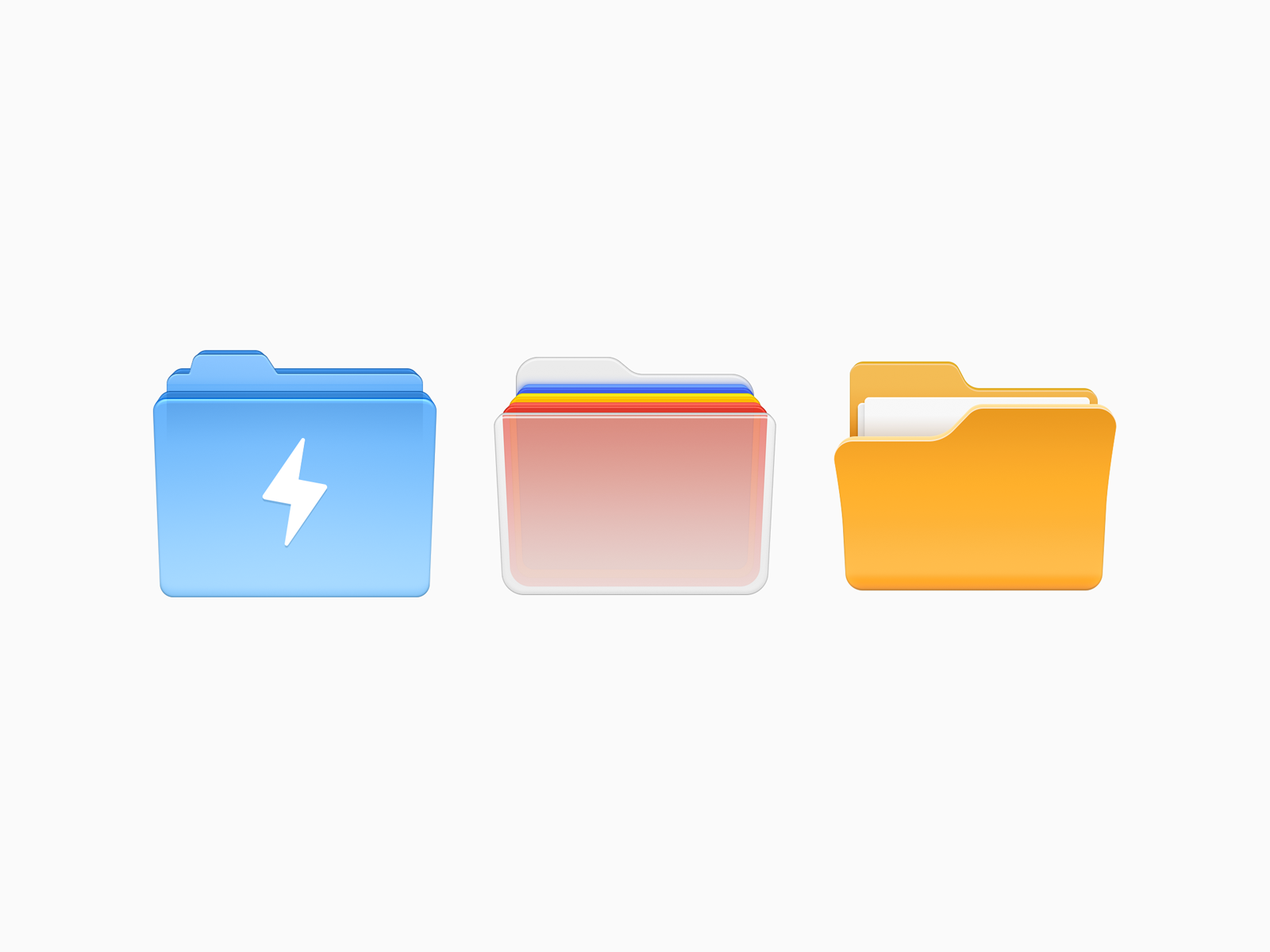free color folder icons