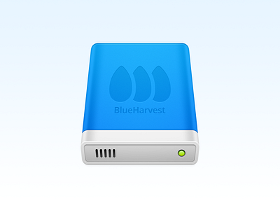 BlueHarvest app icon blueharvest data disk data drive hard disk harddisk mac icon macos icon osx icon realistic sandor skeu skeuomorph skeuomorphism storage disk ui icon usb user interface icon ux icon