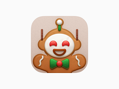 Gingerbread George Apollo Christmas Themed Icon By Sandor On Dribbble