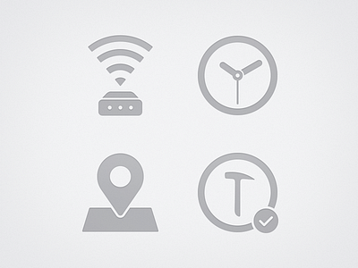 Guide Icons clock complete graph gray icon locate phone sandor smartisan t1 welcome wifi