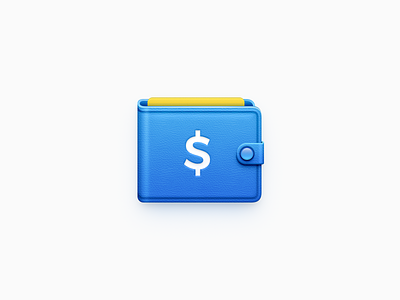 Wallet Icon app icon dollar leather mac icon macos icon osx icon realistic sandor skeu skeuomorph skeuomorphism ui icon user interface icon ux icon wallet