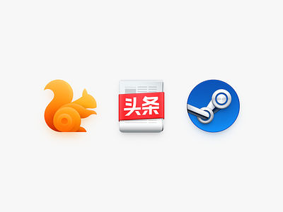 3 Icons bytedance cute animal game icon headline news mac icon macos icon osx icon newspaper operating system icon os icon realistic icon app icon sandor skeu icon skeuomorph icon skeuomorphism icon squirrel steam icon uc browser user interface icon ui icon gui