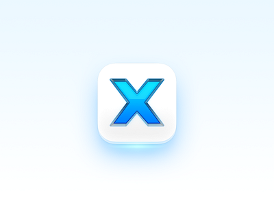 X Browser app icon bigsur big sur icon ios icon iphone icon mac icon macos icon osx icon realistic sandor skeu skeuomorph skeuomorphism ui icon user interface icon ux icon x browser