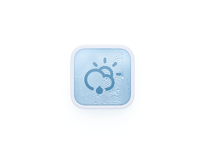 Weather Icon bigsur icon big sur icon cloud rain fog steam ios icon iphone icon mac icon macos icon osx icon operating system icon os icon realistic icon app icon sandor skeu icon skeuomorph icon skeuomorphism icon user interface icon ui icon gui weather forecast