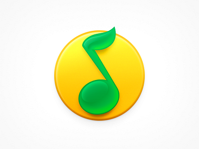 QQ Music app icon glass ball mac icon macos icon osx icon music music icon music player note qq qq music realistic sandor skeu skeuomorph skeuomorphism ui icon user interface icon ux icon