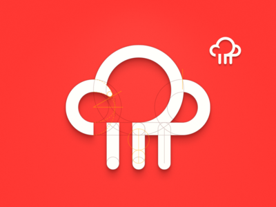 Rain Cloud cloud construction dotted icon nimbus rain sandor stripes weather