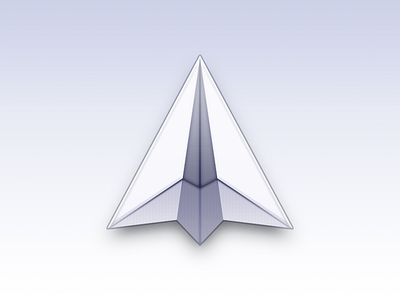 Paper Airplane aircraft airplane app icon flight game icon game plane mac icon macos icon osx icon origami paper airplane plane realistic sandor skeu skeuomorph skeuomorphism ui icon user interface icon ux icon