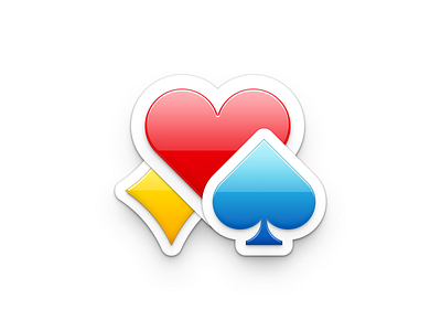 Poker Suits Icon ♦ ♥ ♠ app icon cards club diamond game icon heart mac icon macos icon osx icon playing cards poker realistic sandor skeu skeuomorph skeuomorphism spade suits ui icon user interface icon ux icon