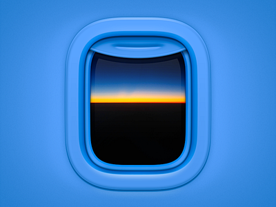 Aircraft Window 2 aircraft airplane app icon blue cloud icon ios icon mac icon mac os icon macos icon os icon osx icon plane sandor sky skyline window