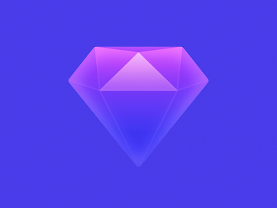 Gem amethyst app icon crystal crystal stone diamond gem mac icon macos icon osx icon realistic sandor sapphire skeu skeuomorph skeuomorphism ui icon user interface icon ux icon