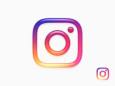 New Instagram Icon app app icon branding icon instagram ios icon iphone icon logo mac icon mac os icon macos icon new os icon osx icon realistic redesign sandor