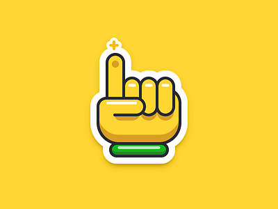 No.1 Hand award champion finger hand icon iconography illustration line outline prize sandor winner