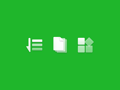 White Icons by Sandor on Dribbble