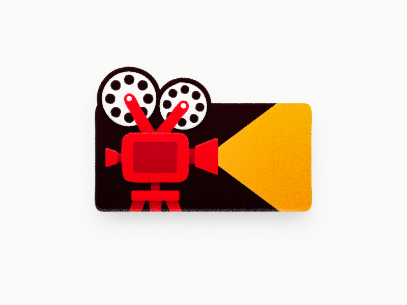 Movie Projector film icon iconography illustration light movie movie projector projector sandor