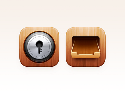 Keyhole & Drawer Icon