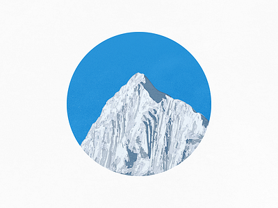 Snow Mountain icon iconography illustration landscape mountain mountain peak natural peak sandor sky snow snow mountain