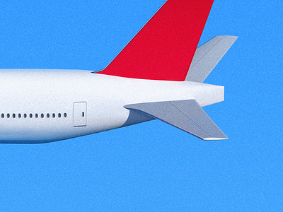 Airliner Tail air aircraft airliner airplane bluesky fly illustration plane sandor sky tail window