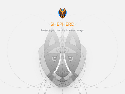 Shepherd Logo Construction app icon circle construction dog dog logo german shepherd icon iconography illustration ios icon logo mac icon mac os icon macos icon os icon osx icon sandor shepherd stripes