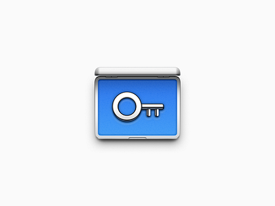 Key Icon 2 app icon key mac icon macos icon osx icon metal key pass password realistic safe sandor skeu skeuomorph skeuomorphism strongbox ui icon user interface icon ux icon