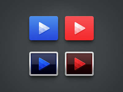 Video Player Icons app app icon filmplayer icon ios icon iphone icon mac icon mac os icon macos icon movieplayer os icon osx icon player realistic sandor video video player