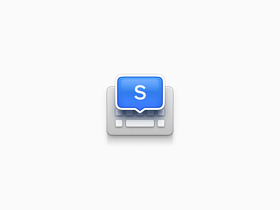 S Input Method app icon input input method keyboard mac icon macos icon osx icon realistic sandor skeu skeuomorph skeuomorphism smartisan smartisan input ui icon user interface icon ux icon