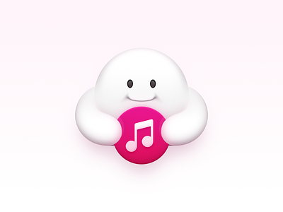 Cloud Music app icon cloud cloud music mac icon macos icon osx icon music note realistic sandor skeu skeuomorph skeuomorphism smartisan smartisan icon ui icon user interface icon ux icon
