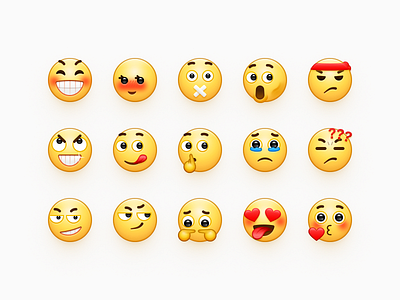 Bmoji Draft angry bmoji character cry emoji emoticon emotion expression kiss love mac icon macos icon osx icon message operating system icon os icon realistic icon app icon sandor skeu icon skeuomorph icon skeuomorphism icon smile user interface icon ui icon gui
