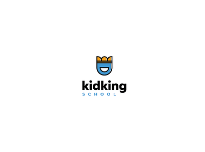 KidKing School brand brand design brand identity branding concept illustration logo logo design logoconcept logodesign