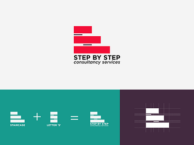 Step-By-Step Logo Design branding design flat graphic design grid illustration illustrator logo minimal vector
