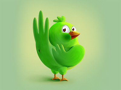 Bird bird green ico icons illustrations